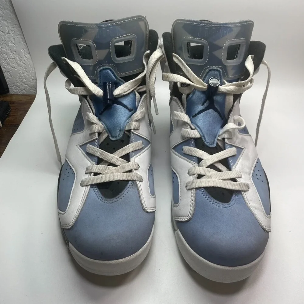 Air Jordan 6 Retro Mid UNC University‎ Blue Size 11.5 Shoes Only